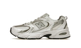 New Balance 530 White Silver Metallic