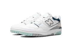 New Balance 550 White Winter Fog Navy