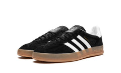Adidas Gazelle Black White Gum