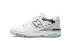 New Balance 550 White Winter Fog Navy