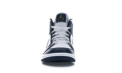 Jordan 1 Mid White Metallic Gold Obsidian