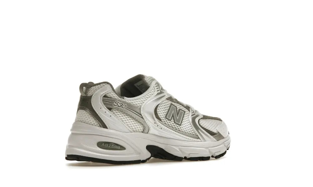 New Balance 530 White Silver Metallic