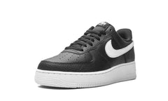 Nike Air Force 1 Low '07 Black White Pebbled Leather