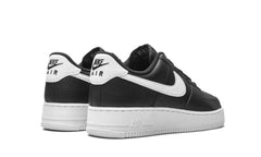 Nike Air Force 1 Low '07 Black White Pebbled Leather