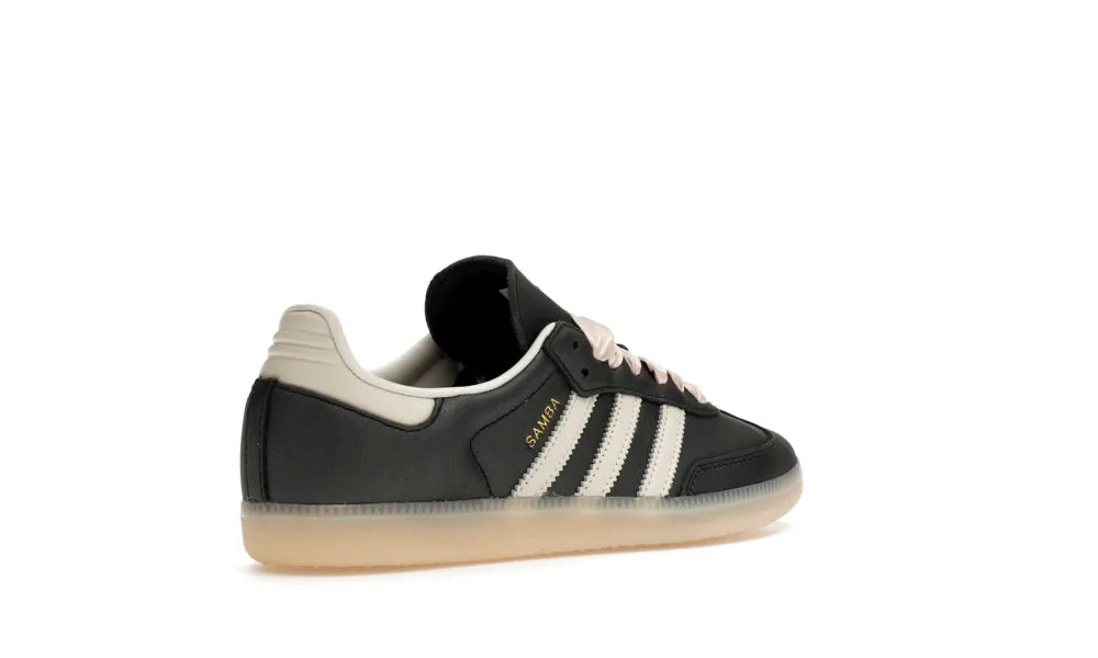 Adidas Samba OG Black Pink Ribbon Laces (W)