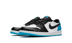 Jordan 1 Retro Low OG Black Dark Powder Blue